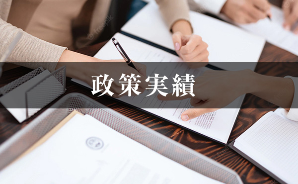 政策実績